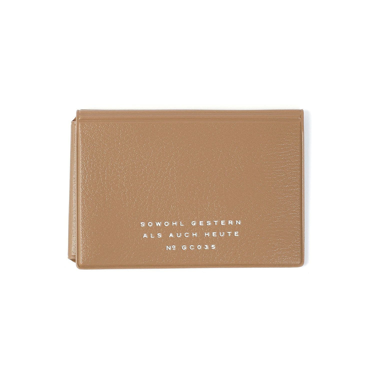 Hightide PASSEN 3 Folded Pocket Card Case Light Brown