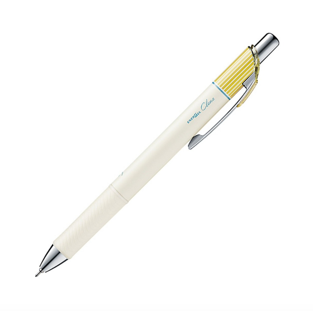 Pentel EnerGel Clena Gel Pen - 0.5mm - with 3pcs Black Ink Refills