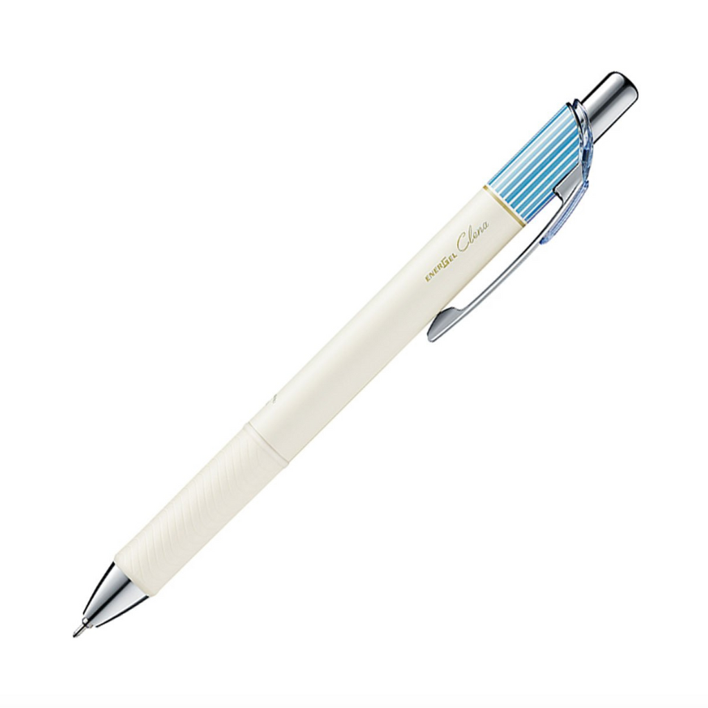 Pentel EnerGel Clena Gel Pen - 0.5mm - with 3pcs Black Ink Refills