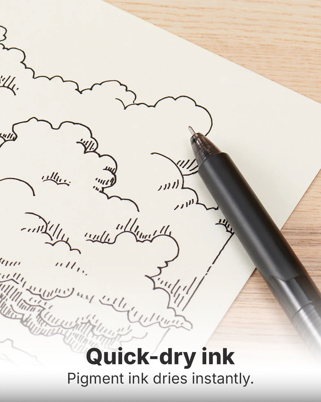 KACO K9 Garden Party Gel Pen 0.5mm Black Ink 4 Pack