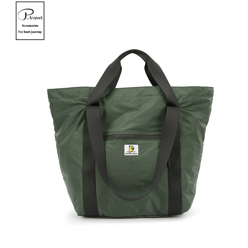 P.Travel Foldable Travel Totes Duffel Bag Black