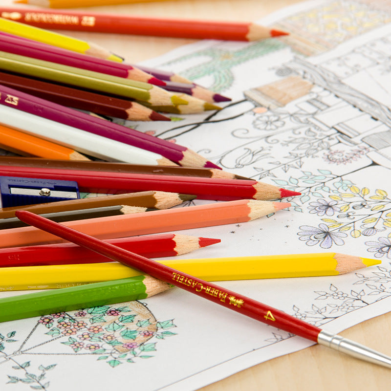 Faber-Castell 36 Watercolor Pencils with Brush