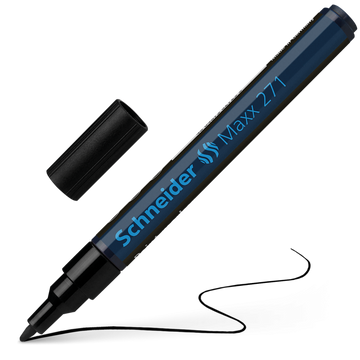 Schneider Maxx 271 Paint and Decoration Marker Pens Bullet Tip 1-2mm Black