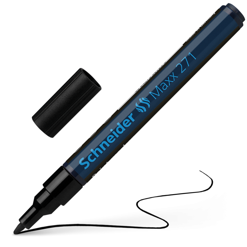 Schneider Maxx 271 Paint and Decoration Marker Pens Bullet Tip 1-2mm Black