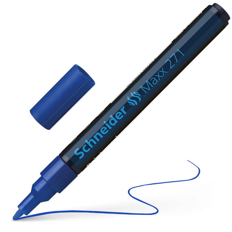 Schneider Maxx 271 Paint and Decoration Marker Pens Bullet Tip 1-2mm Blue