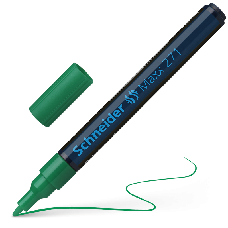 Schneider Maxx 271 Paint and Decoration Marker Pens Bullet Tip 1-2mm Green