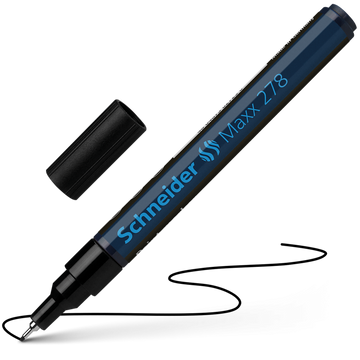 Schneider Maxx 278 Paint and Decoration Marker Pens Fine Tip 0.8mm Black