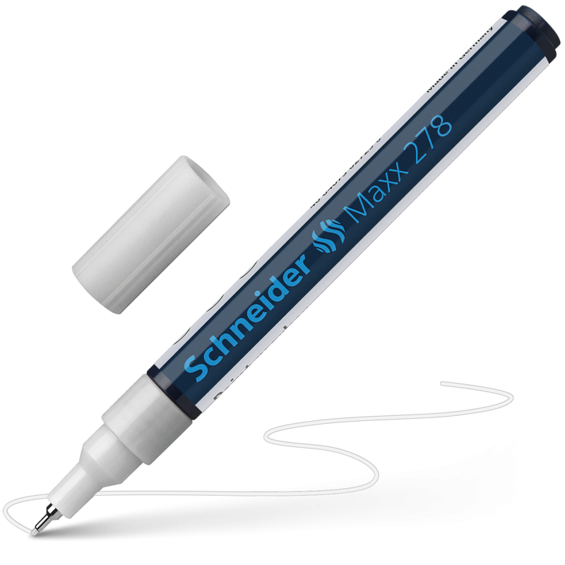 Schneider Maxx 278 Paint and Decoration Marker Pens Fine Tip 0.8mm White
