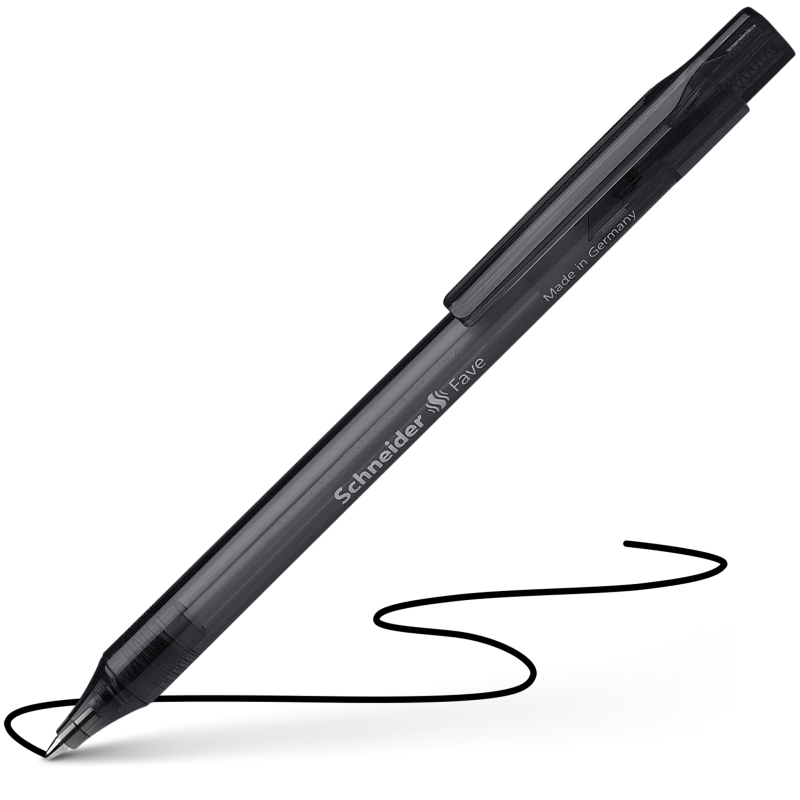 Schneider Fave Click-Top Ballpoint Pens 3 Pack