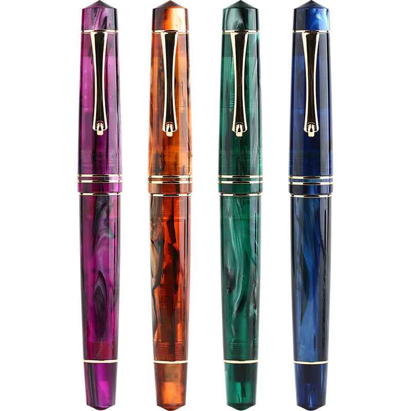 Majohn M800 Acrylic Fountain Pen,Germany Bock Fine Nib