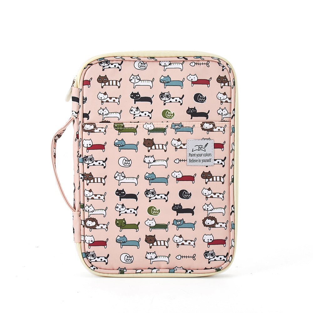 Cat Pattern 192 Slots Colored Pencil Case C