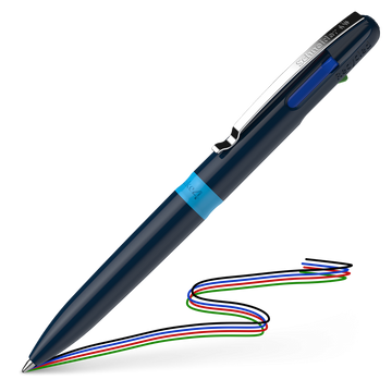 Schneider Take 4 Ballpoint Multi-Pen 4in1 Colour Deep Blue