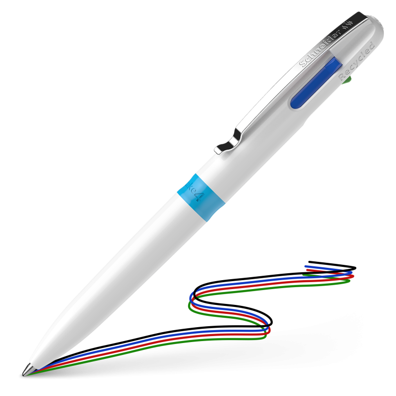 Schneider Take 4 Ballpoint Multi-Pen 4in1 Colour White
