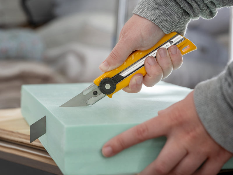 OLFA 18mm L-1/SOL Ratchet Lock Utility Knife with Solid Blade