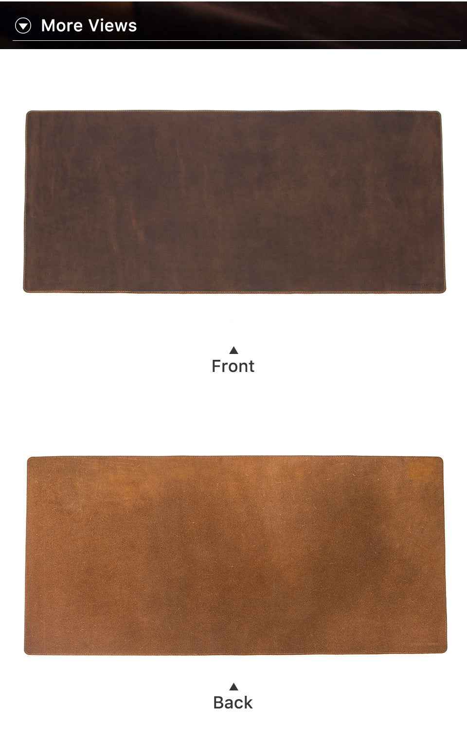 Contacts Family Leather Desk Mat – Large Crazy Horse Mouse Pad