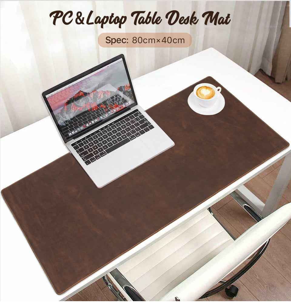 Contacts Family Leather Desk Mat – Large Crazy Horse Mouse Pad