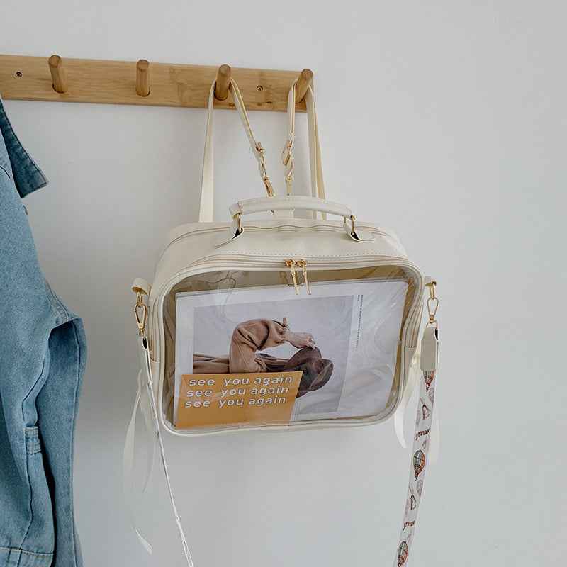 Ita Messenger Bag - Jelly Color Backpack Beige
