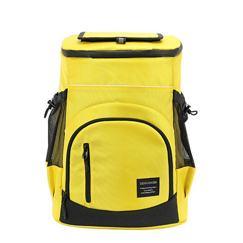 DENUONISS 30L Large Waterproof Insulated Cooler Backpack Yellow