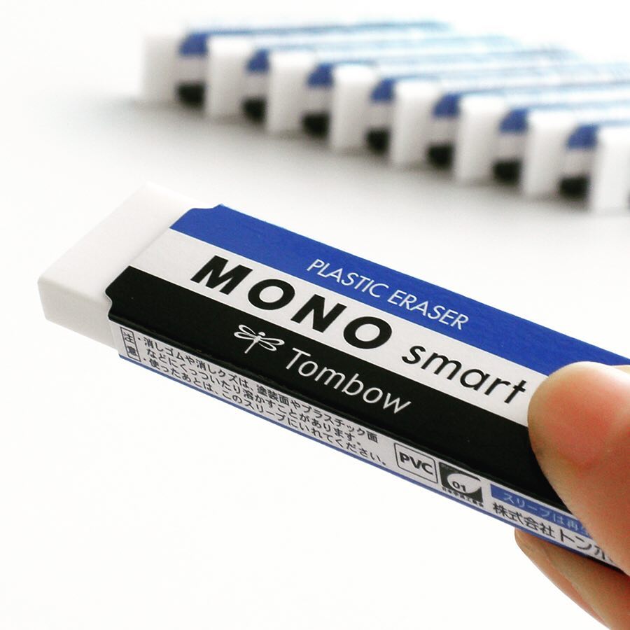 Tombow MONO Smart Plastic Eraser 3 Pack