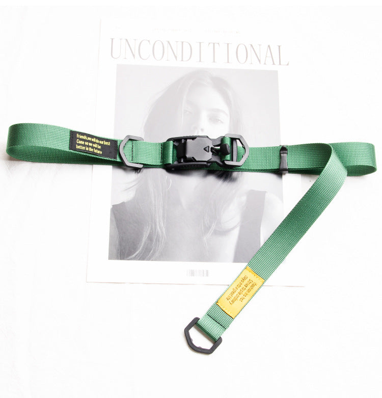1" Nylon Belt with Magnetic Buckle | Available in 6 Colors