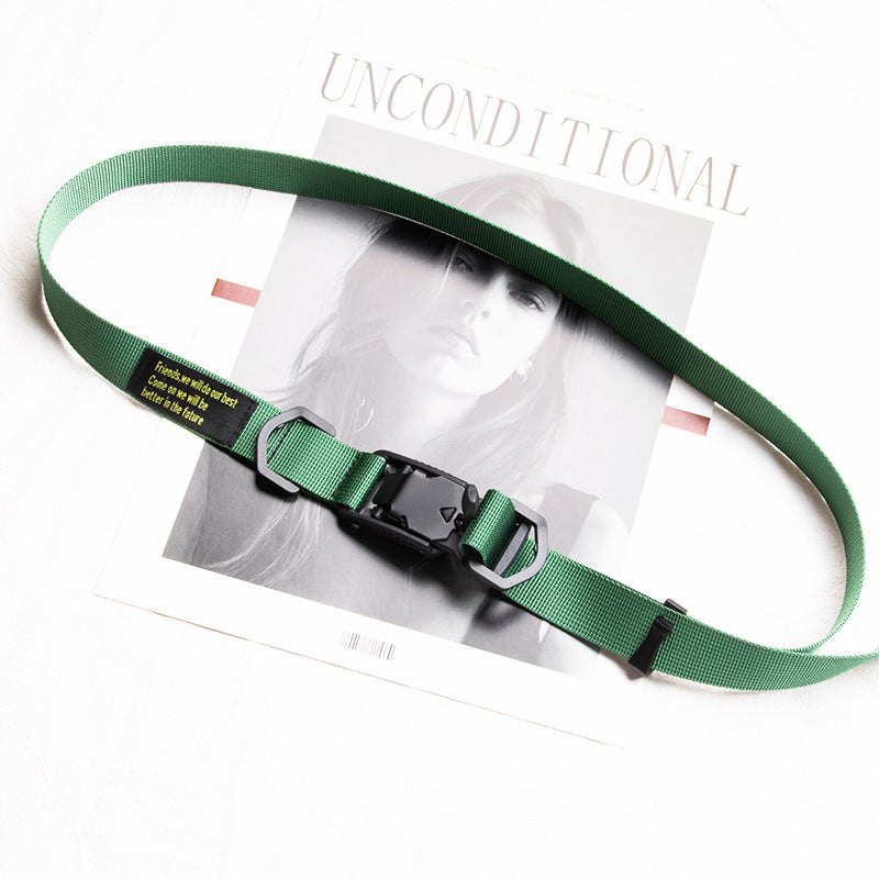 1" Nylon Belt with Magnetic Buckle | Available in 6 Colors