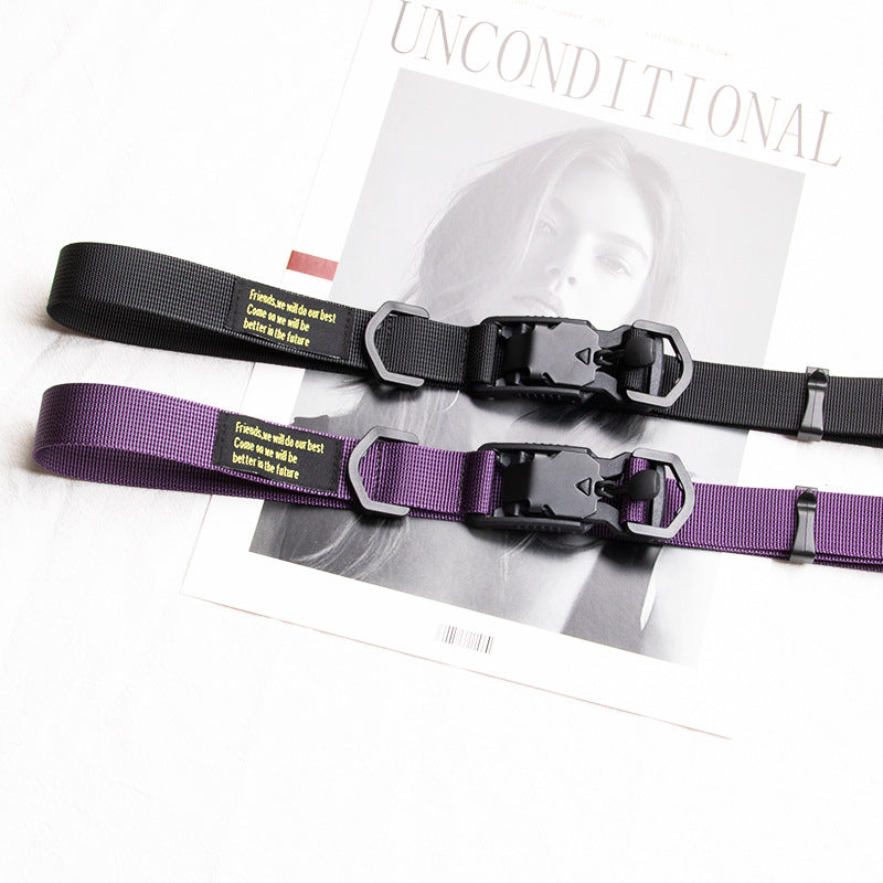 1" Nylon Belt with Magnetic Buckle | Available in 6 Colors