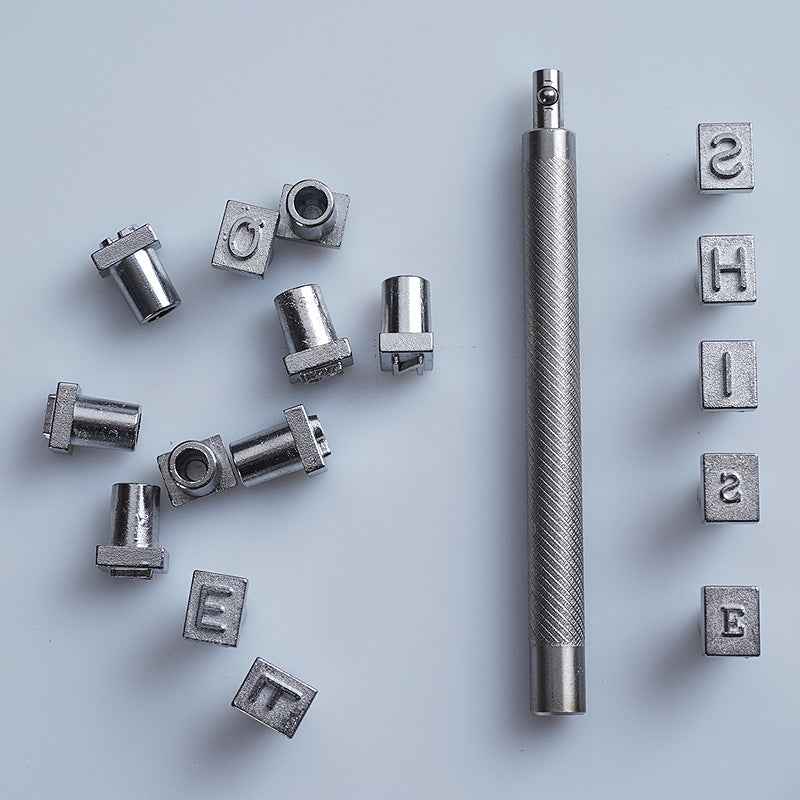 37 Pieces Number and Alphabet Leather Stamping Tool Set 4/6mm
