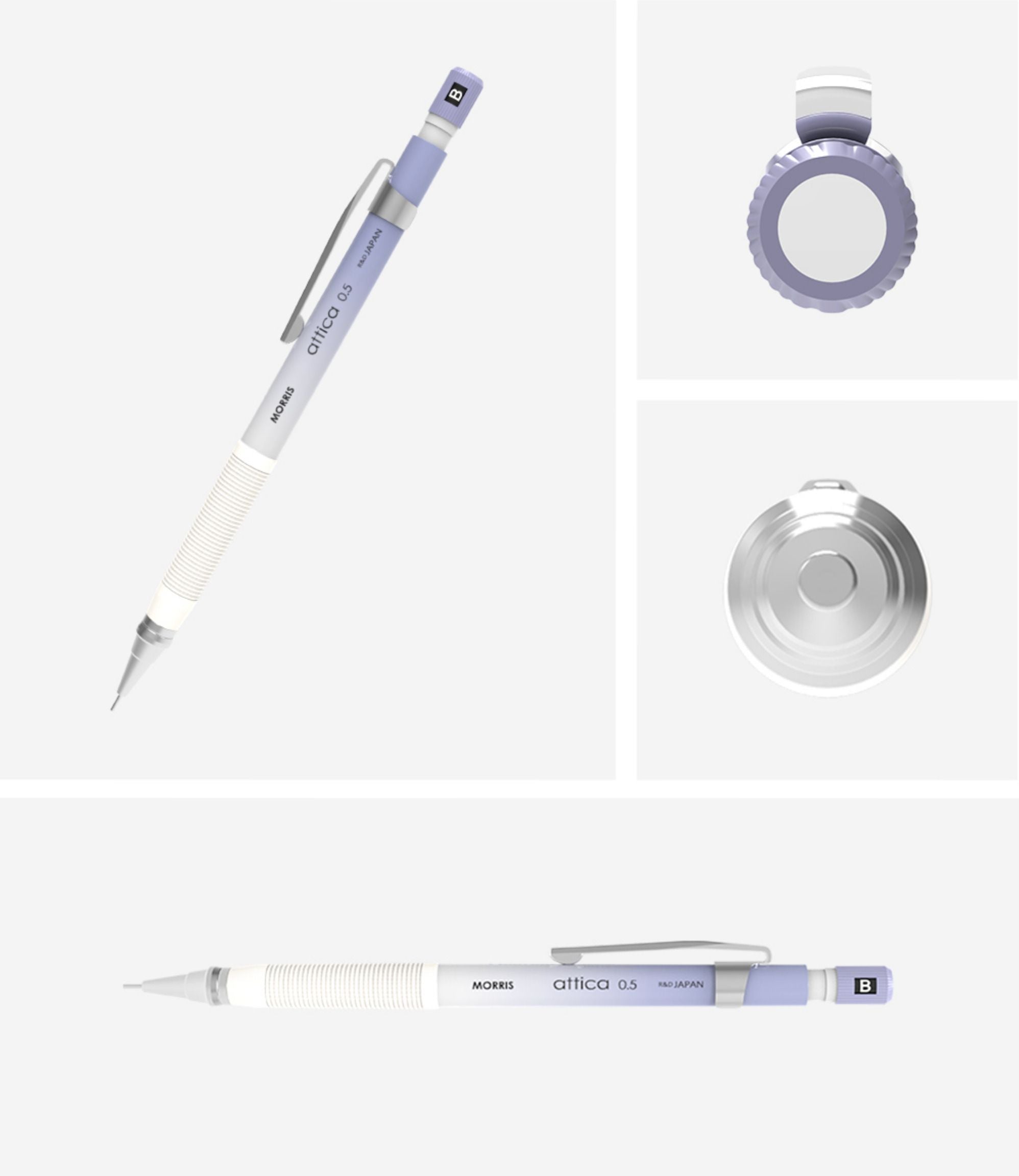 MORRIS ATTICA Gradient Resin Mechanical Pencil (0.5mm)