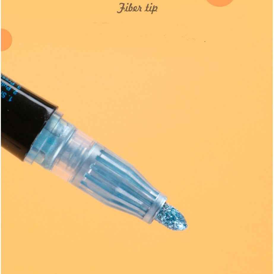 GIORGIONE Double Line Outline Marker Pens,8/12/24 Colors