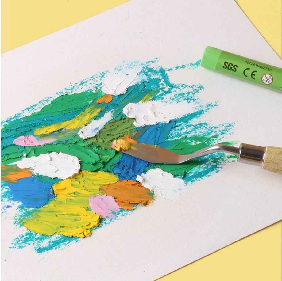 GIORGIONE Soft Oil Pastels for Artistis,24/36/48 Macaron Color