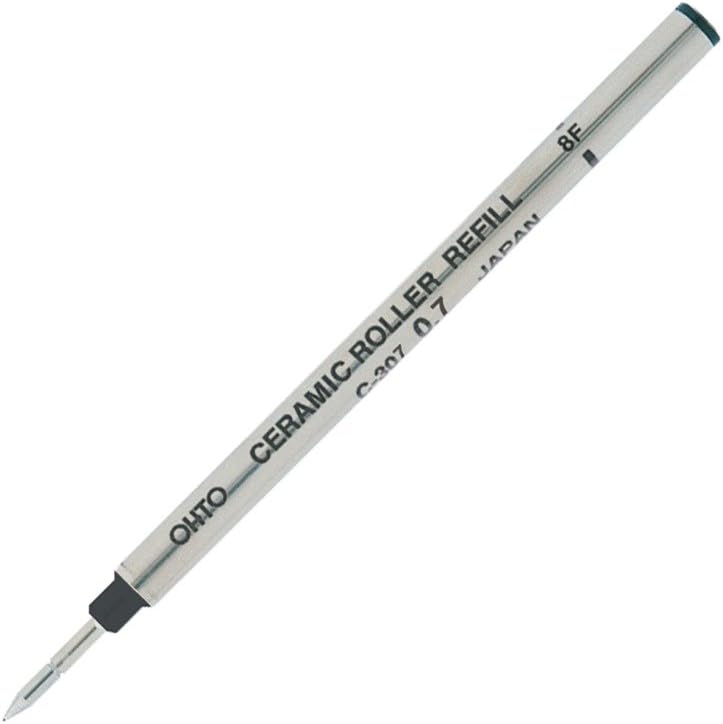 OHTO Ceramic Roller Refill 0.7mm C-307P - Black Ink 2 Pack