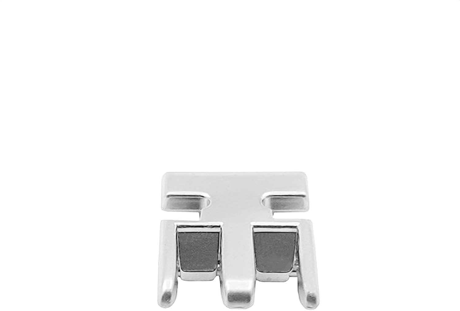 Zipper presser foot close-up, snap-on style, two-piece set