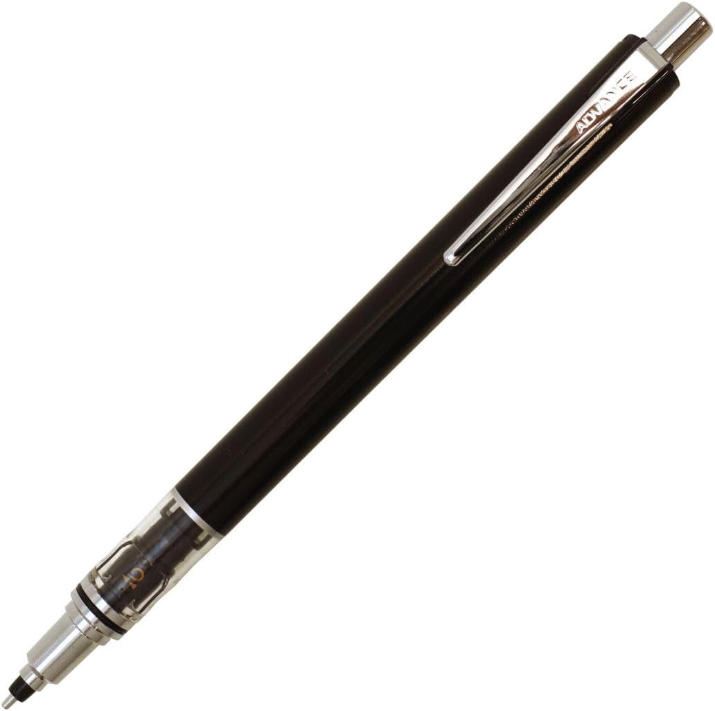 Uni Kuru Toga Advance - Auto Lead Rotating Mechanical Pencil, 0.5mm Black