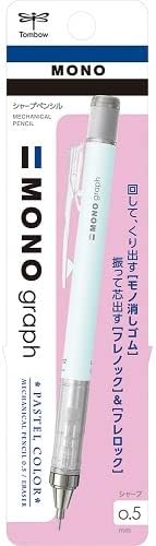 Tombow Mechanical Pencil,Monograph Pastel Color 0.5mm,Ice Blue (DPA-136A)