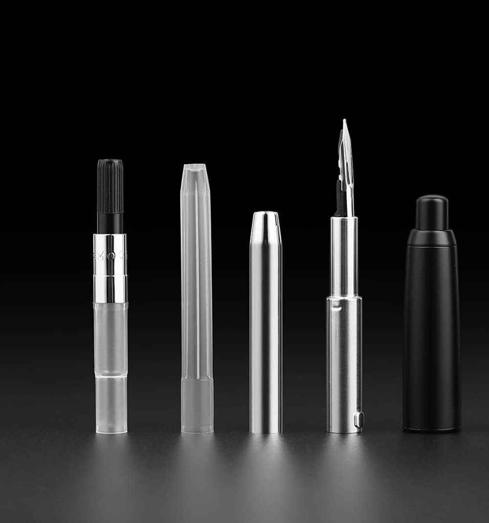 Majohn A1 Press Fountain Pen with Box,Retractable Extra Fine Nib