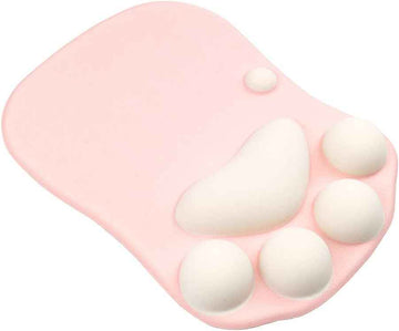 Cat Paw Mousepads Non-Slip Rubber Base Mousepad for Gaming PC Laptop Pink