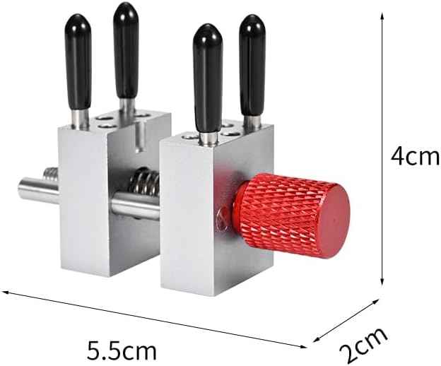 Model Metal Handy Mini Vise Vice Grip Width 0.78inch - 1.18inch Ajustable Red