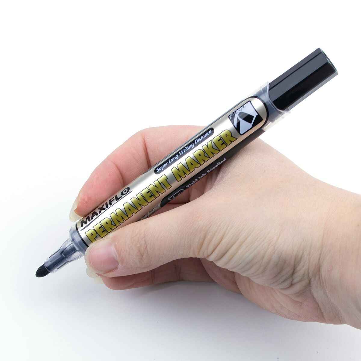 Pentel Maxiflo Permanent Marker NFL50 (Bullet Point) 4 Pack