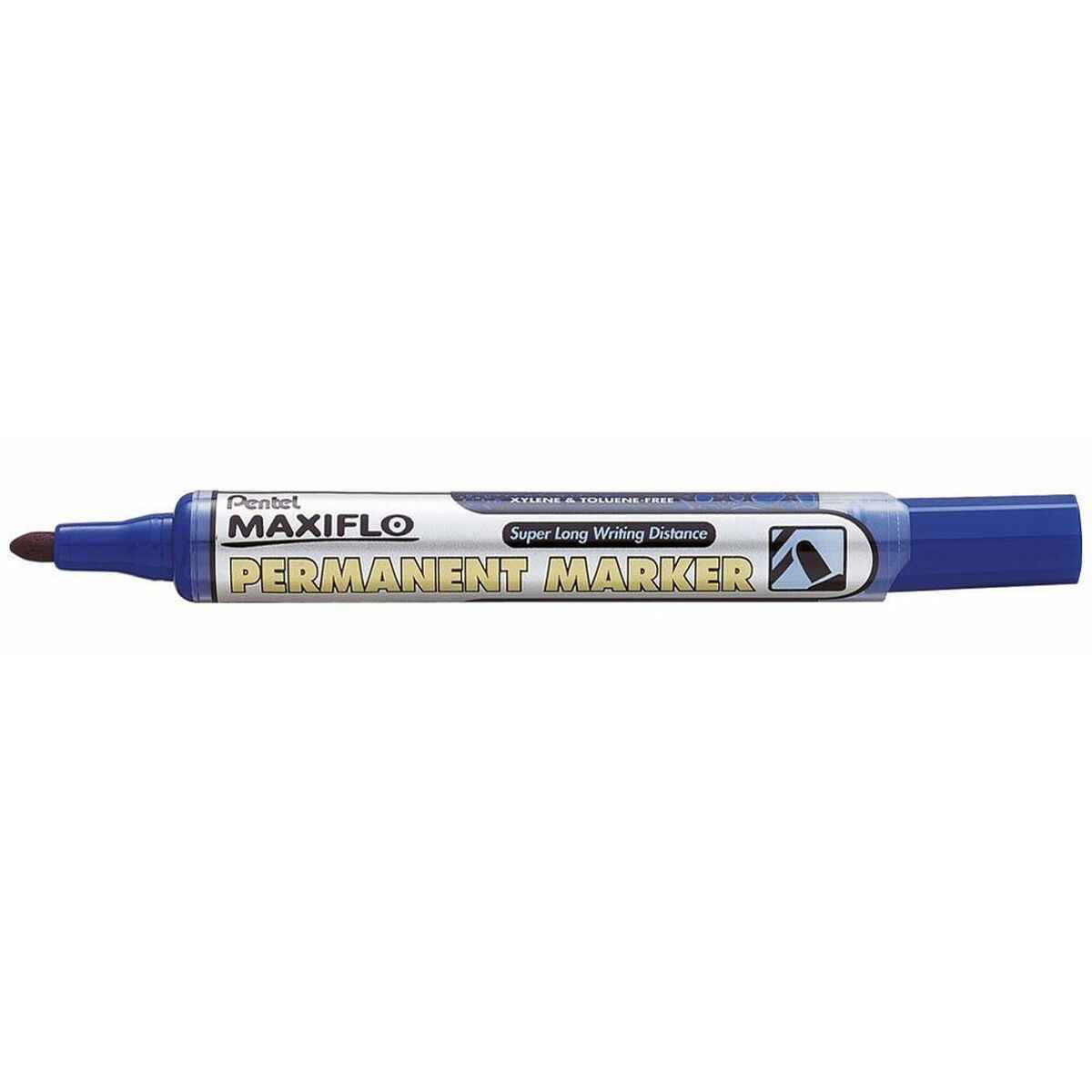 Pentel Maxiflo Permanent Marker NFL50 (Bullet Point) 4 Pack