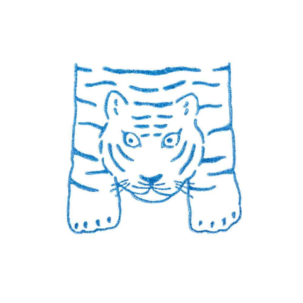KING JIM Kori Jirushi Ice Cube Stamp Large HITOTOKI Tiger