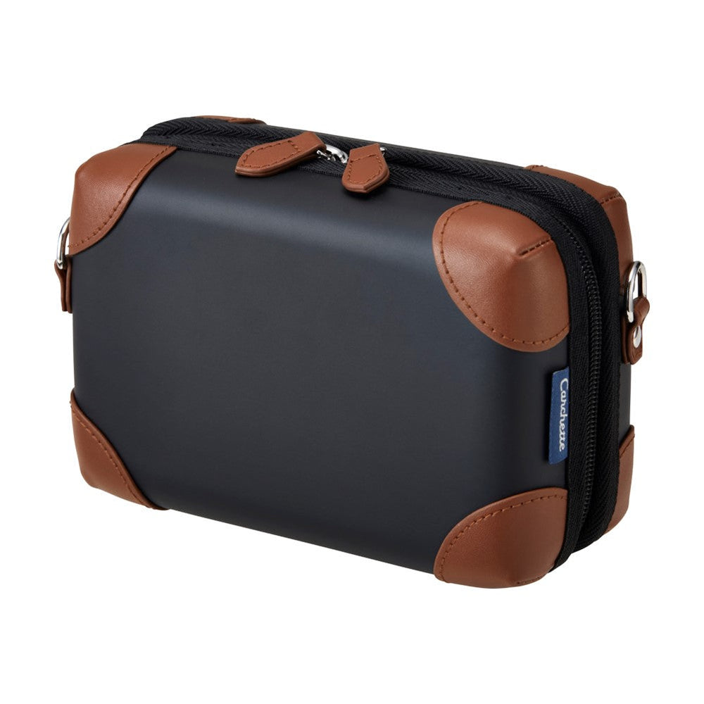 King Jim Carchette Carrying Pencil Case Portable School Organizer Black Carrying Pouch