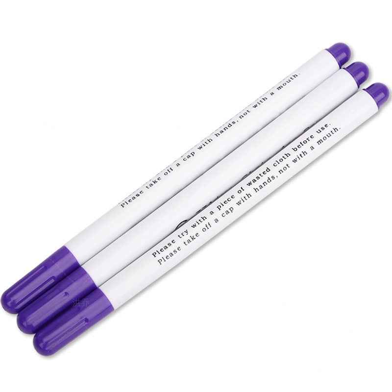 12pcs Disappearing Ink Marking Pen,Air Water Erasable Pen Fabric Marker Purple