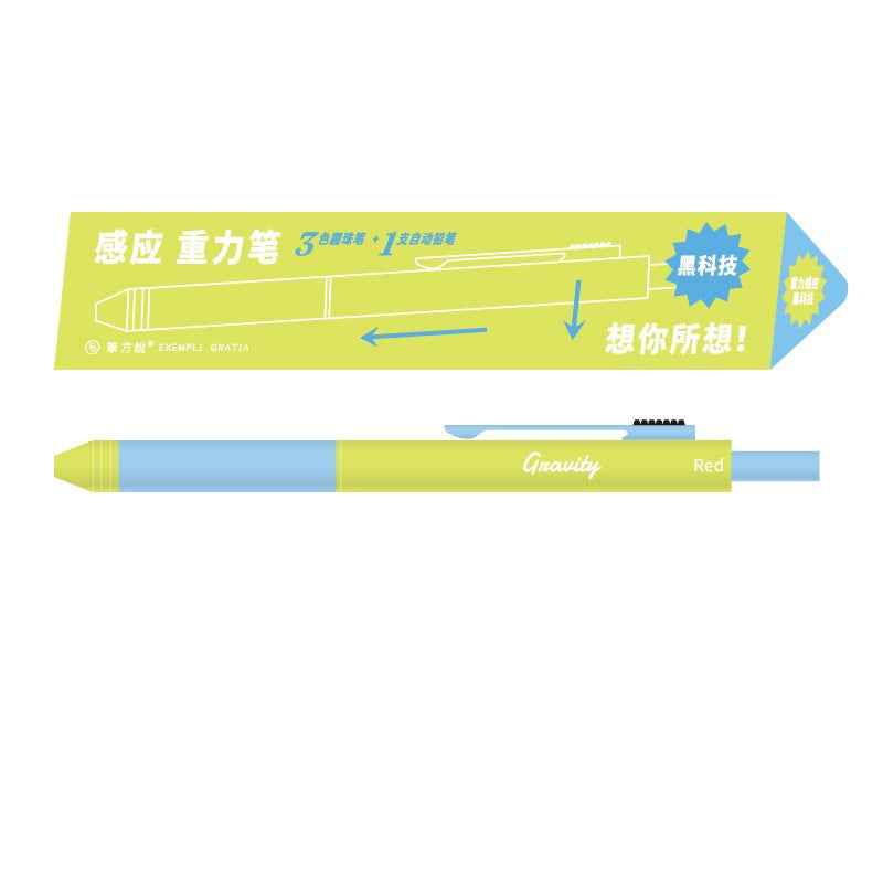 4in1 Multi-Function Pen,0.7mm Ballpoint Pen 0.5mm Mechanical Pencil Blue Green