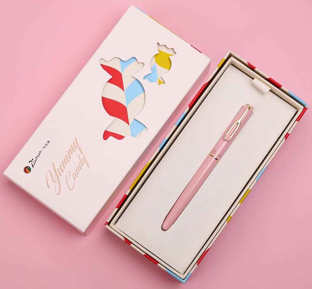 Pimio 620 Yummy Candy Series Fountain Pen (EF Nib 0.35mm) Pink