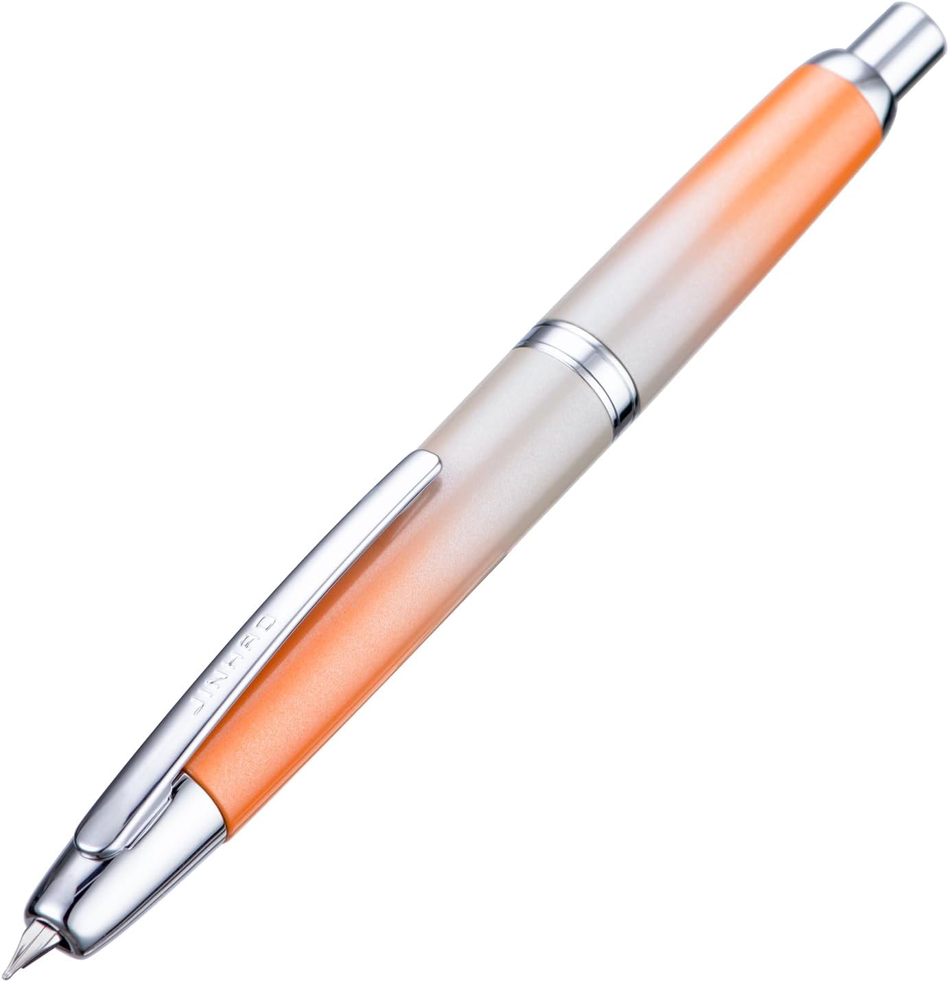 Jinhao 10 Capless Fountain Pen Retractable Fine Nib with Converter Set Gradient Orange