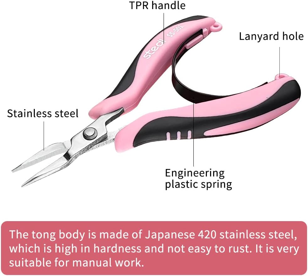 Stedi 4.9-Inch Needle Nose Pliers for Jewelry Making