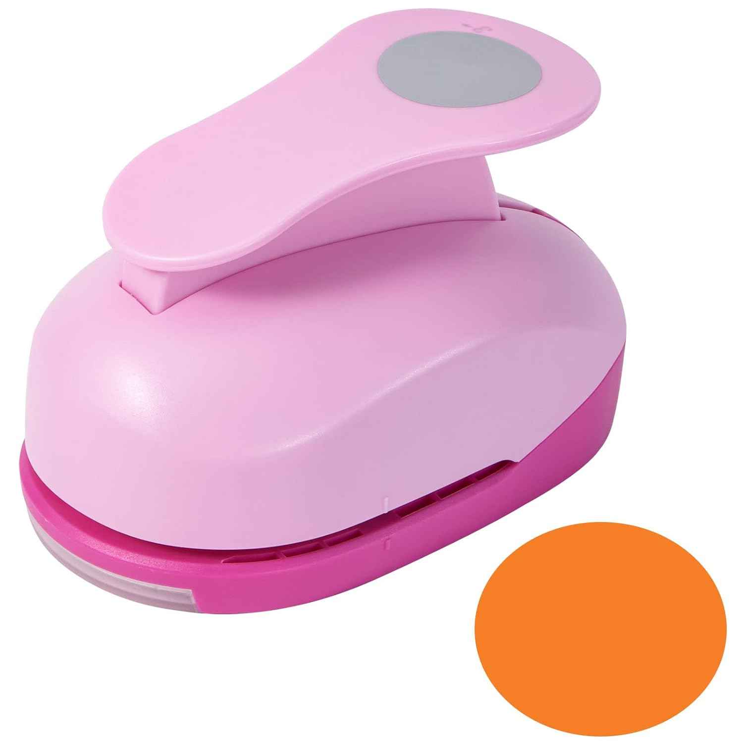 2 Inch Craft Hole Paper Punch Shape Circle for Cardstock,Scrapbooks Pink
