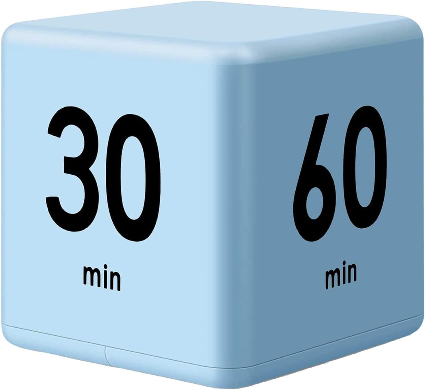 Cube Timer 15 20 30 60 Minutes Countdown Blue