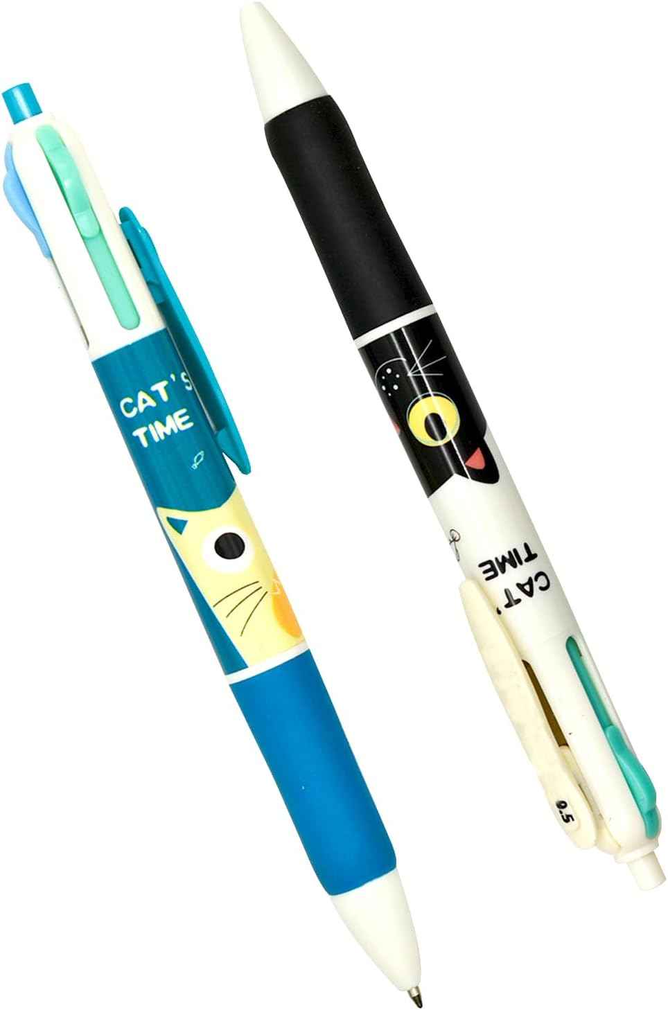 12PCS Cat 4in1 Multicolor Ballpoint Pens