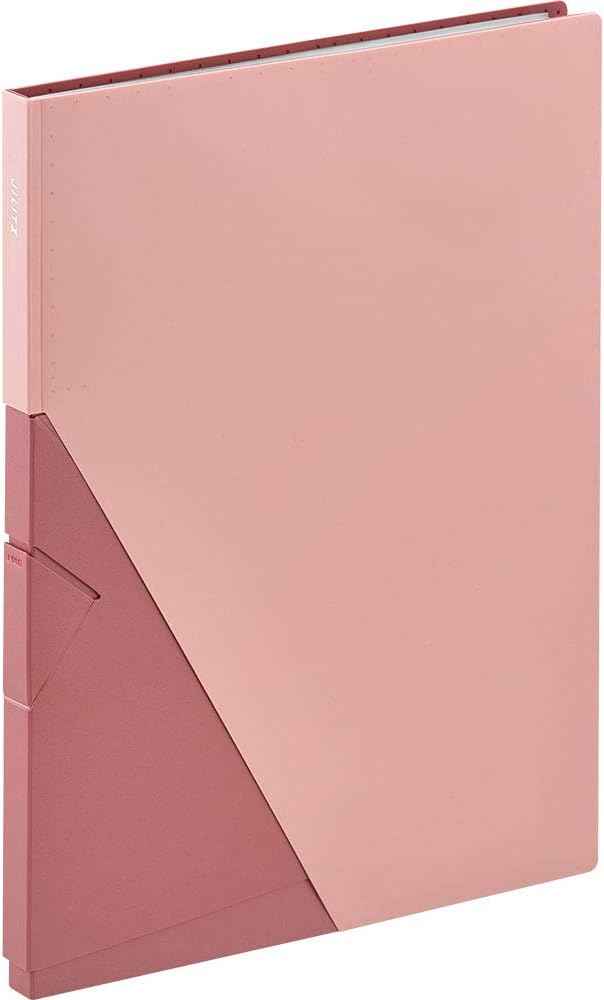 King Jim 8832 Jilitz Stand Up File Folder, A4, 20/40 Pockets Pink 20 Pockets